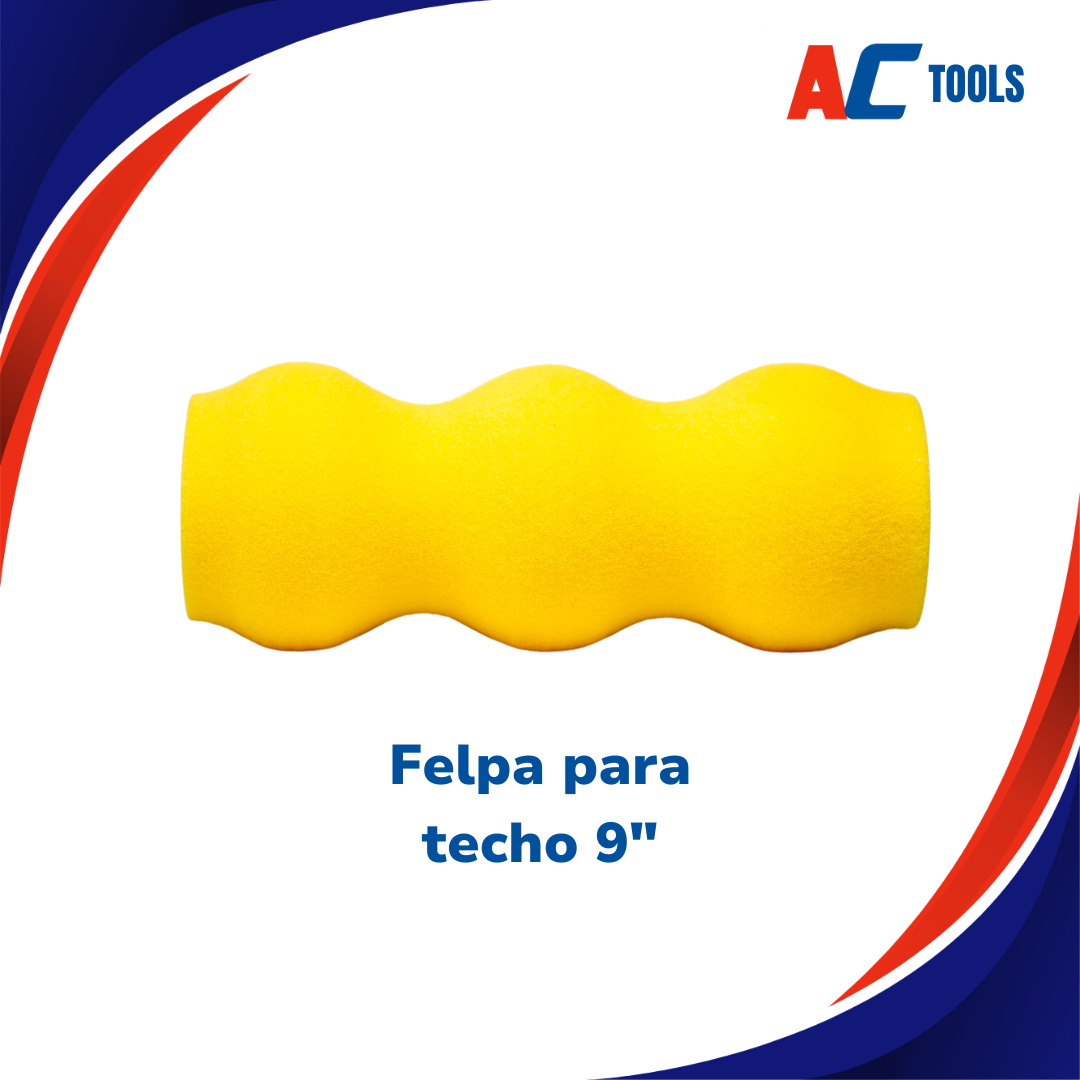 Felpa para techo 9 pulgadas