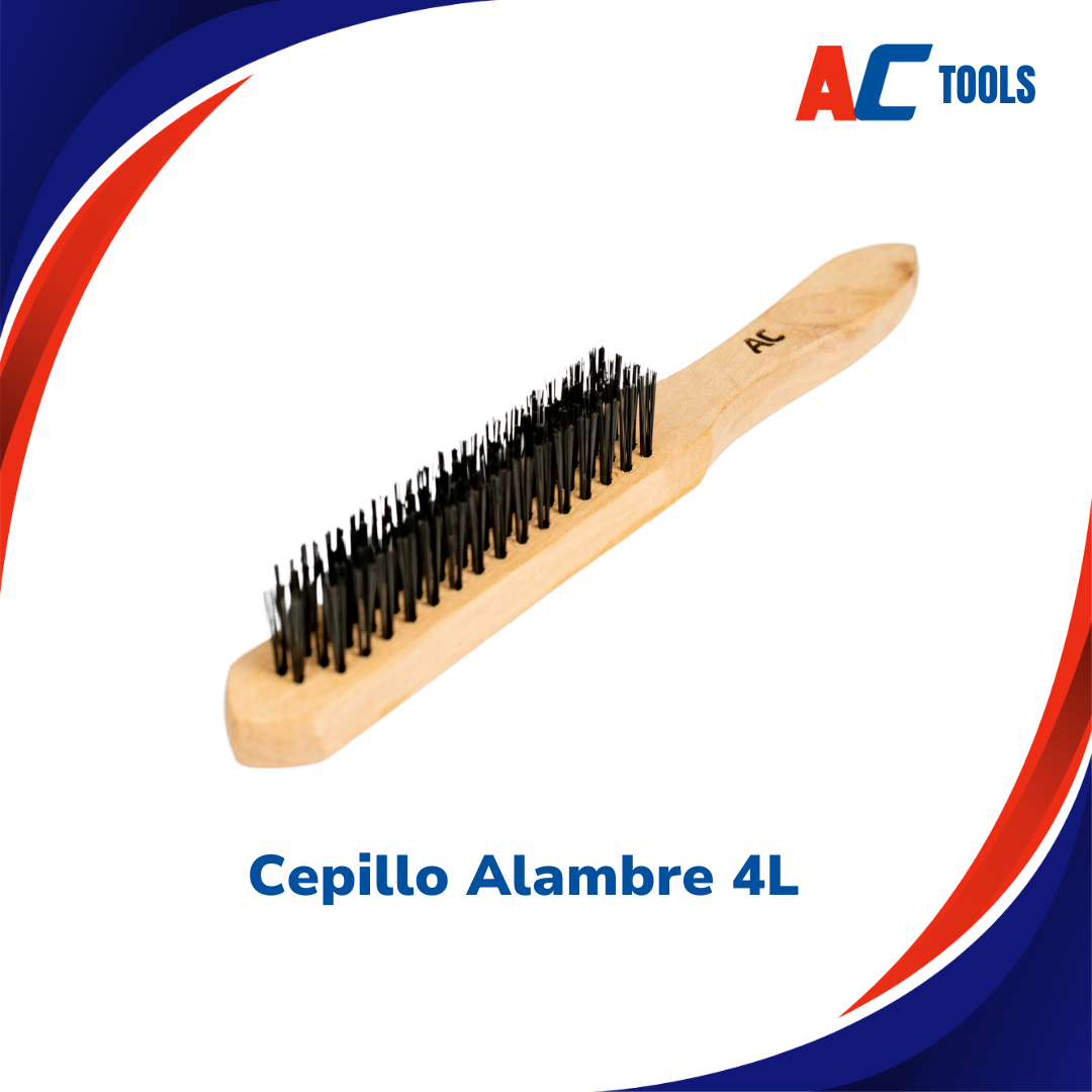 Cepillo Alambre 4 Lineas