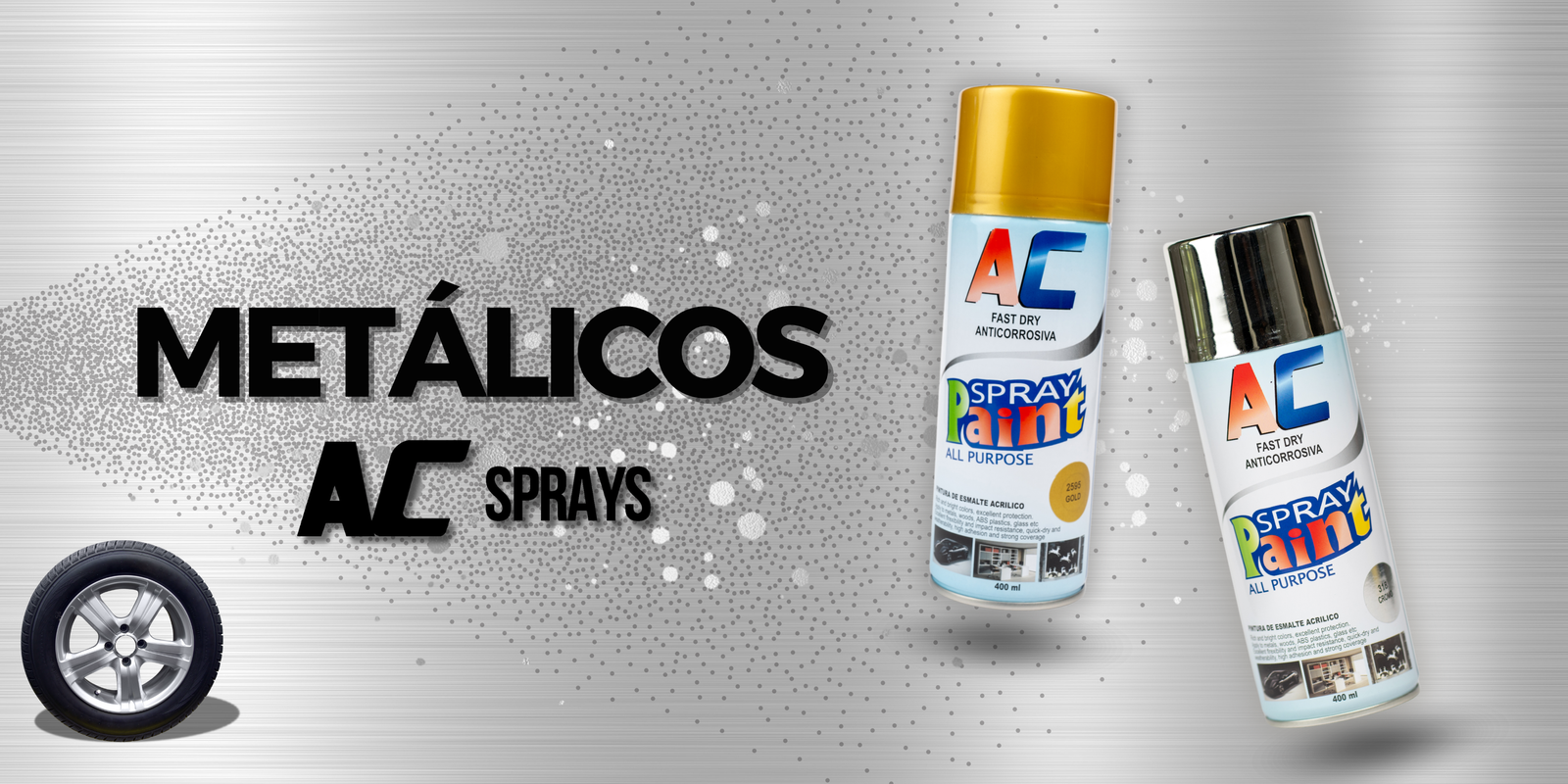 Categoría Metálicos y Cromados Pintura en Aerosol